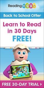 Reading Eggs, Back To School offer