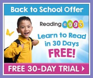 Reading Eggs, Back To School Offer