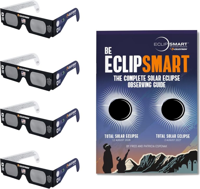 4 Pairs Of EclipSmart Certified Solar Eclipse Glasses