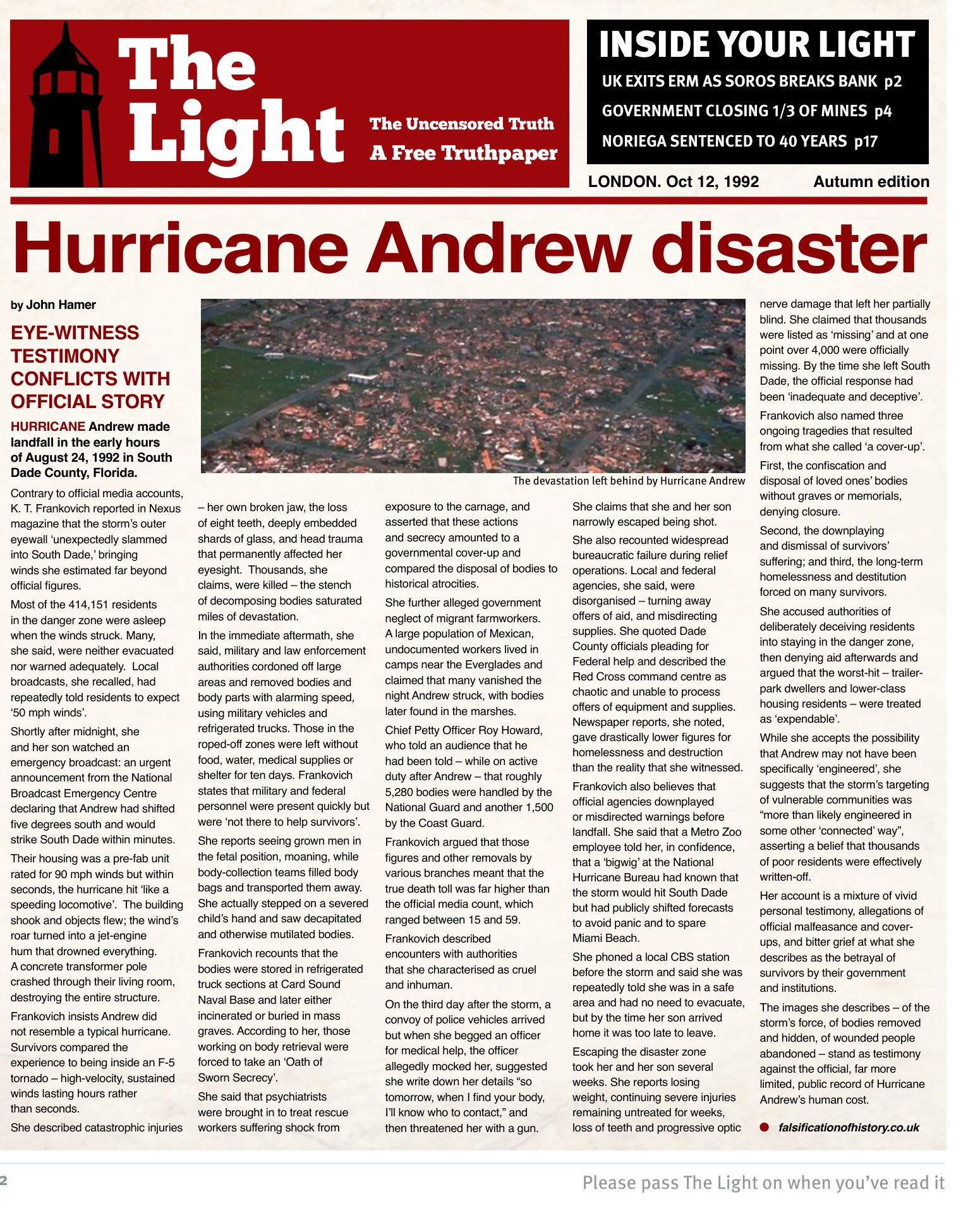 Hurricane Andrew Disaster